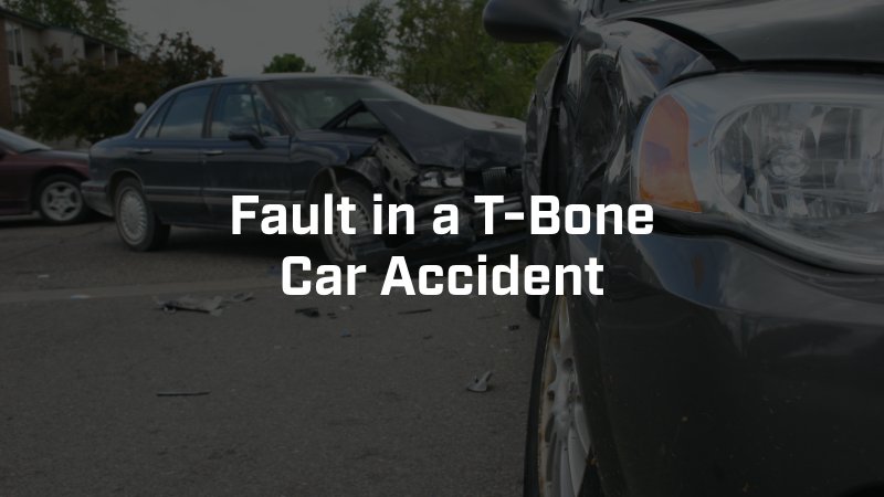 determining fault in a t-bone car accident in Phoenix, Arizona