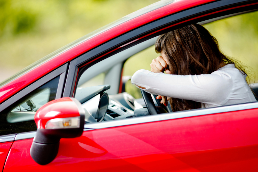A woman fears her consequences for leaving the scene of an accident.